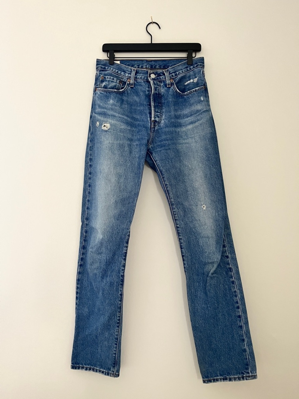 Levi's 501 Women's Medium Wash Straight-Leg Jeans